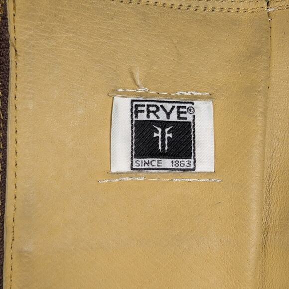 Frye Dark Brown Leather Ankle Boots - Picture 9 of 15